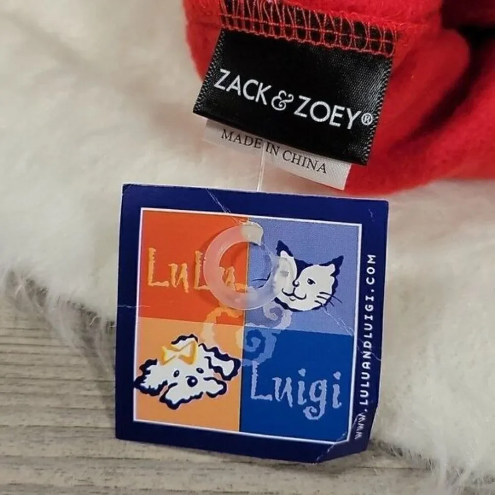 Zack & Zoey Dog Hoodie Sz XS